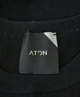 ATON（エイトン）Tシャツ・カットソー 黒 サイズ:2(M位) レディース/2200714363097