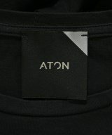 ATON（エイトン）Tシャツ・カットソー 黒 サイズ:2(M位) レディース/2200715080221
