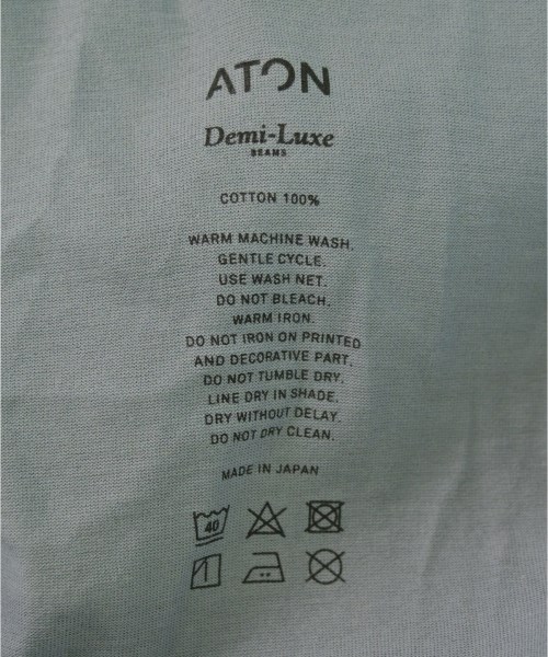 ATON（エイトン）ワンピース 青 サイズ:02(M位) レディース/2200631874041