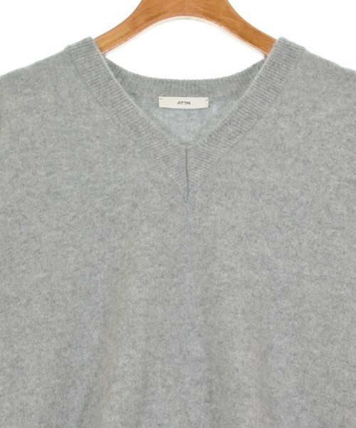 ATON（エイトン）ニット・セーター グレー サイズ:02(M位) レディース/2200643013063