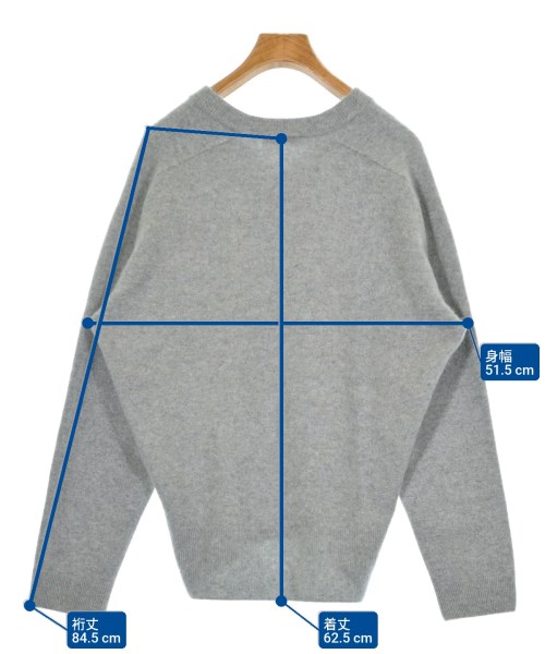 ATON（エイトン）ニット・セーター グレー サイズ:02(M位) レディース/2200643013063