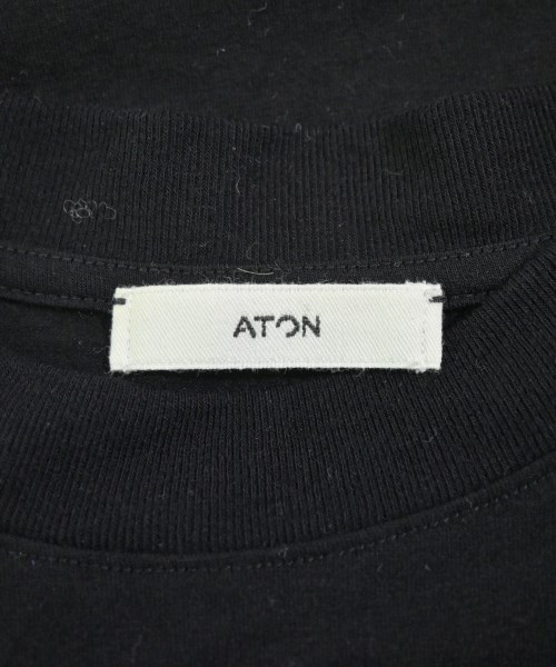 ATON（エイトン）Tシャツ・カットソー 黒 サイズ:6(XXL位) メンズ/2200645701036
