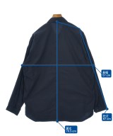 ATON（エイトン）カジュアルシャツ 紺 サイズ:04(XL位) メンズ/2200645440034