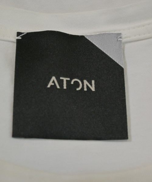 ATON（エイトン）Tシャツ・カットソー 白 サイズ:2(M位) レディース/2200634697036