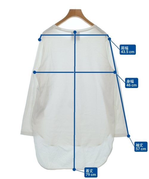 ATON（エイトン）Tシャツ・カットソー 白 サイズ:2(M位) レディース/2200634697036