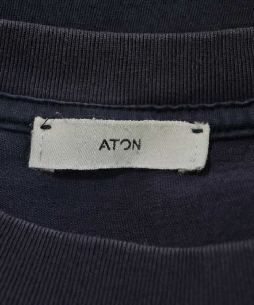 ATON（エイトン）Tシャツ・カットソー 紺 サイズ:4(XL位) メンズ/2200645543070