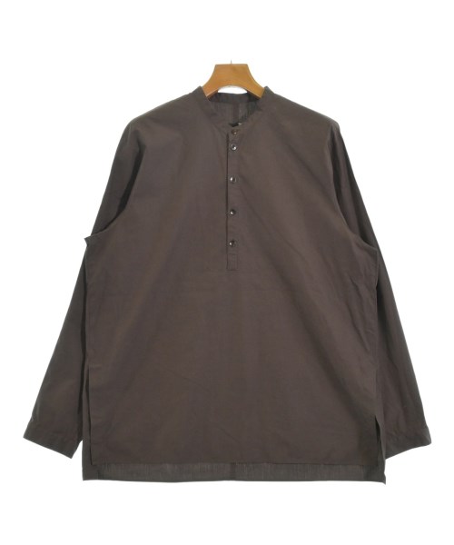 ATON(エイトン)カジュアルシャツ 茶 サイズ:06(XXL位)/2200646960043