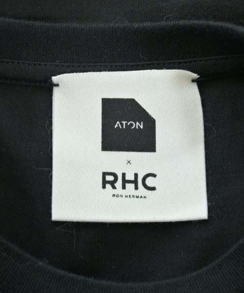 ATON（エイトン）Tシャツ・カットソー 黒 サイズ:02(M位) レディース/2200643644052