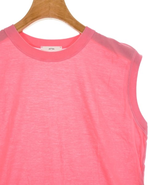 ATON（エイトン）ノースリーブ ピンク サイズ:01(S位) レディース/2200645071238