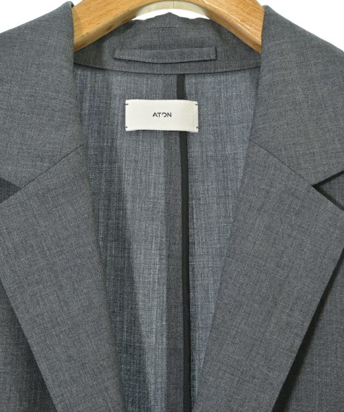 ATON（エイトン）カジュアルジャケット グレー サイズ:04(M位) メンズ/2200647286036