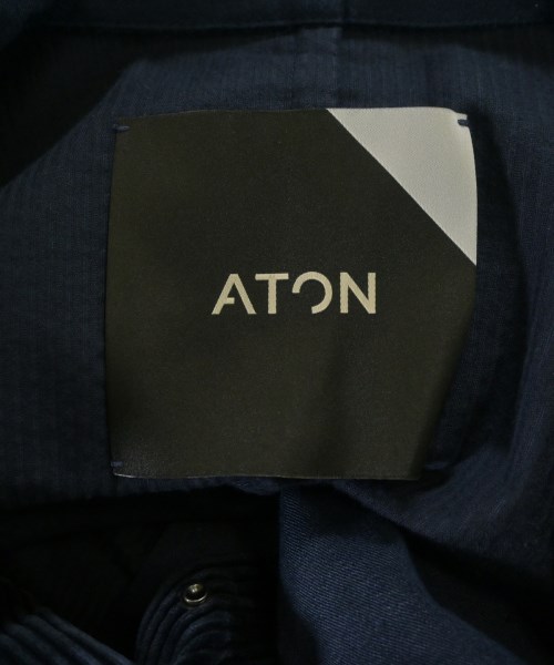 ATON（エイトン）ブルゾン 紺 サイズ:04(XL位) メンズ/2200647741092
