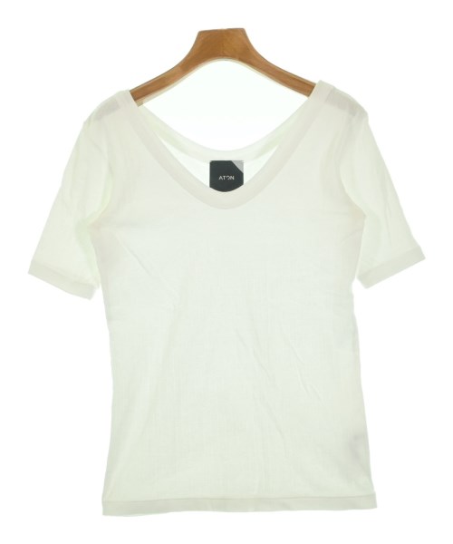 ATON(エイトン)Tシャツ・カットソー 白 サイズ:2(M位)/2200648183013