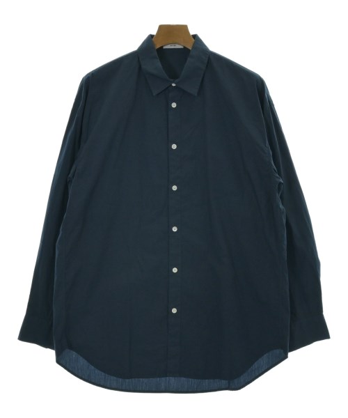 ATON(エイトン)カジュアルシャツ 紺 サイズ:02(M位)/2200649691074