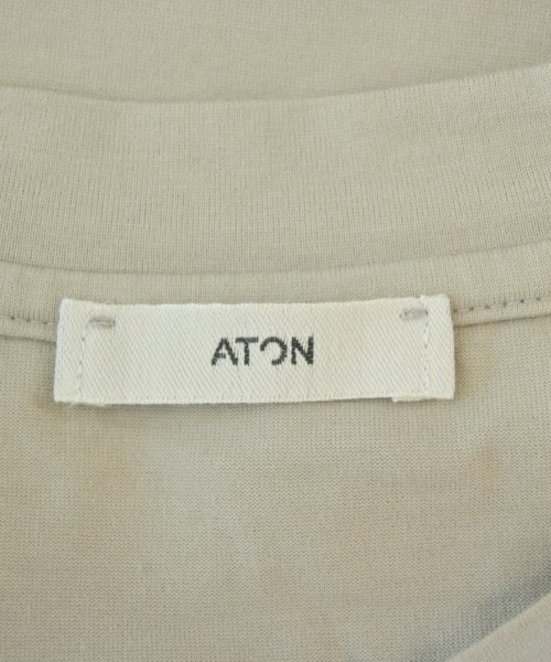 ATON（エイトン）Tシャツ・カットソー ベージュ サイズ:6(XXL位) メンズ/2200649273119