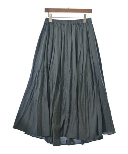 ATON(エイトン)ロング・マキシ丈スカート グレー サイズ:2(M位)/2200650077072