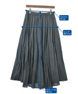 ATON（エイトン）ロング・マキシ丈スカート グレー サイズ:2(M位) レディース/2200650077072