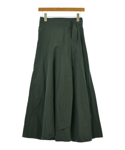 ATON(エイトン)ロング・マキシ丈スカート 緑 サイズ:2(M位)/2200650097025