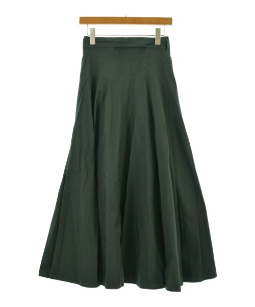 ATON（エイトン）ロング・マキシ丈スカート 緑 サイズ:2(M位) レディース/2200650097025