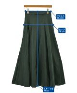 ATON（エイトン）ロング・マキシ丈スカート 緑 サイズ:2(M位) レディース/2200650097025