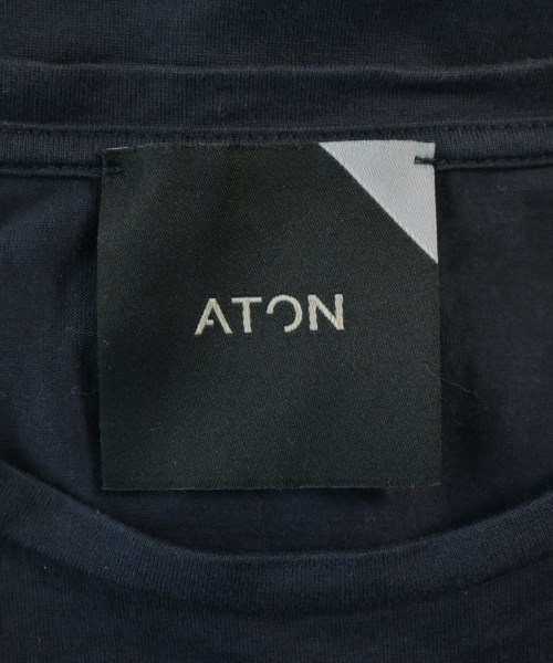 ATON（エイトン）Tシャツ・カットソー 紺 サイズ:2(M位) レディース/2200639106120