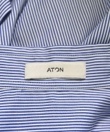 ATON（エイトン）カジュアルシャツ 青 サイズ:4(XL位) メンズ/2200651203081