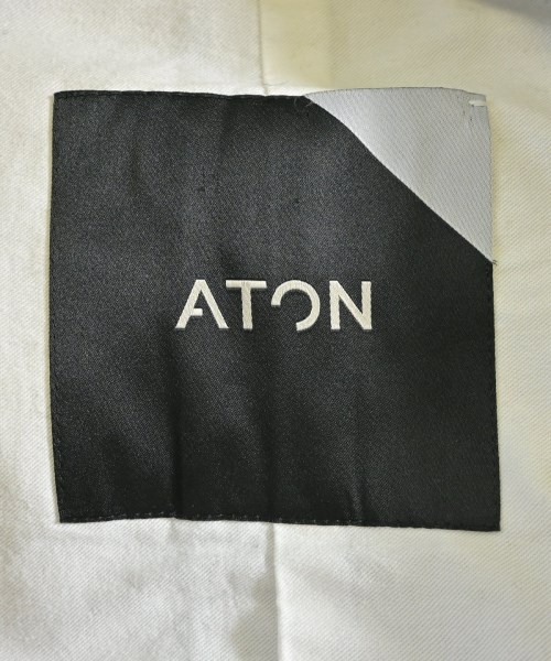 ATON（エイトン）トレンチコート ベージュ サイズ:02(M位) メンズ/2200641223044