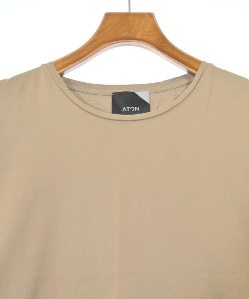 ATON（エイトン）Tシャツ・カットソー 茶 サイズ:02(M位) レディース/2200642186126