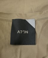 ATON（エイトン）Tシャツ・カットソー 茶 サイズ:02(M位) レディース/2200642186126