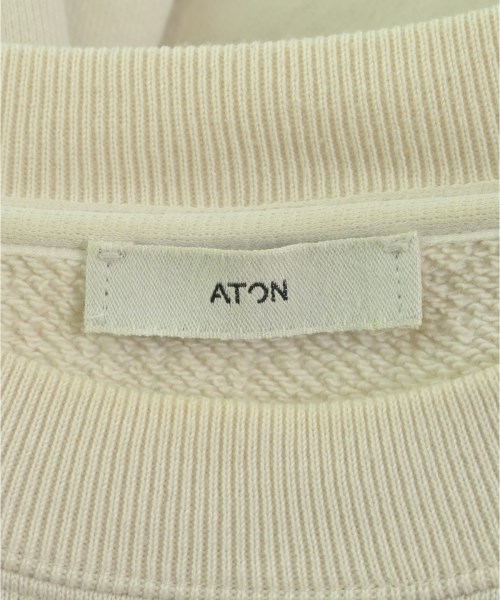 ATON（エイトン）スウェット 白 サイズ:4(XL位) メンズ/2200651456388