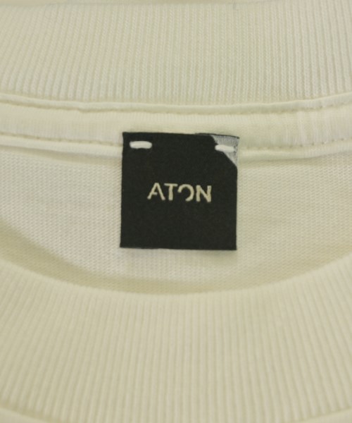 ATON（エイトン）Tシャツ・カットソー 白 サイズ:00(XXS位) レディース/2200645934045