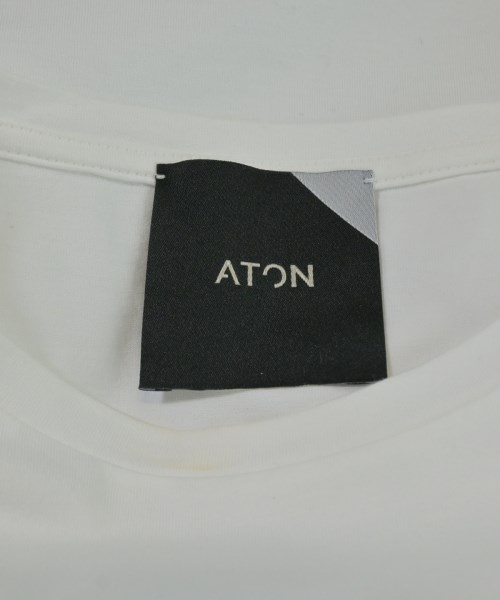 ATON（エイトン）Tシャツ・カットソー 白 サイズ:02(M位) レディース/2200649991051