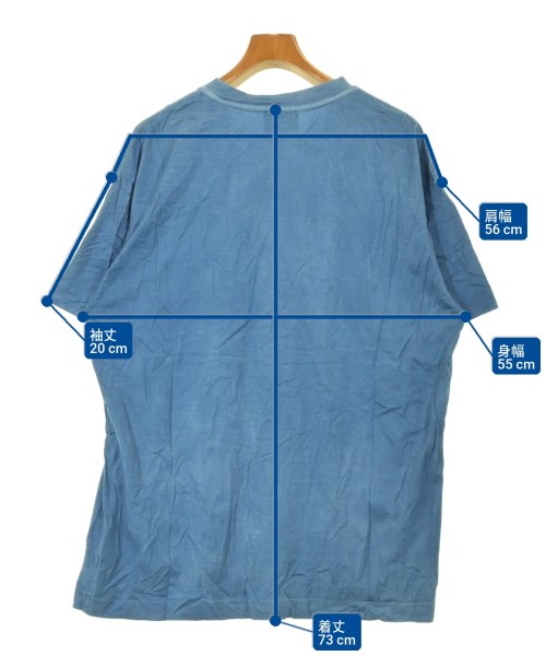 ATON（エイトン）Tシャツ・カットソー 青 サイズ:4(XL位) メンズ/2200700016259