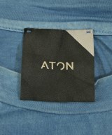 ATON（エイトン）Tシャツ・カットソー 青 サイズ:4(XL位) メンズ/2200700016259