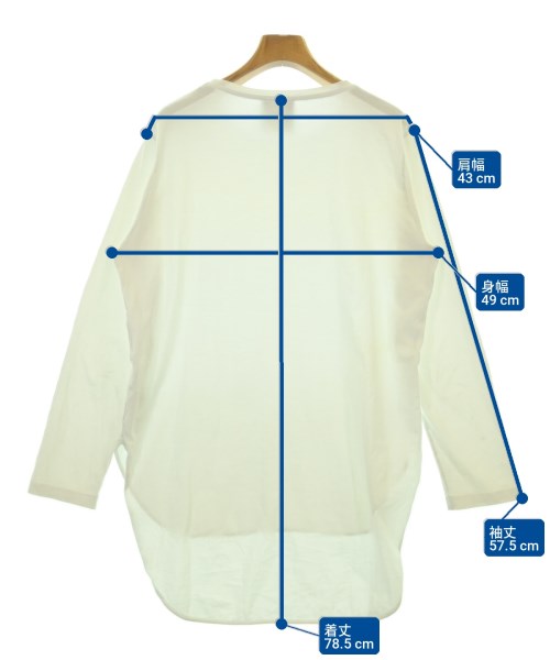 ATON（エイトン）Tシャツ・カットソー 白 サイズ:02(M位) レディース/2200701670191