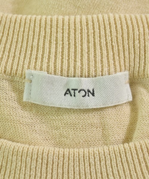 ATON（エイトン）ニット・セーター ベージュ サイズ:2(M位) レディース/2200700348053