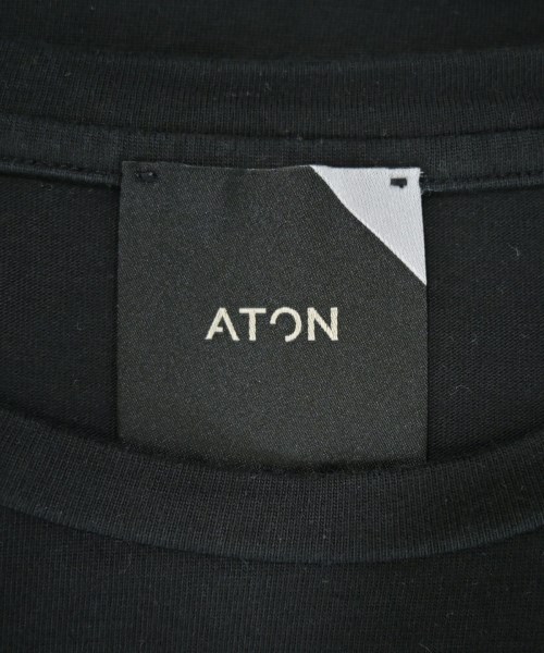 ATON（エイトン）Tシャツ・カットソー 黒 サイズ:04(M位) メンズ/2200702924019