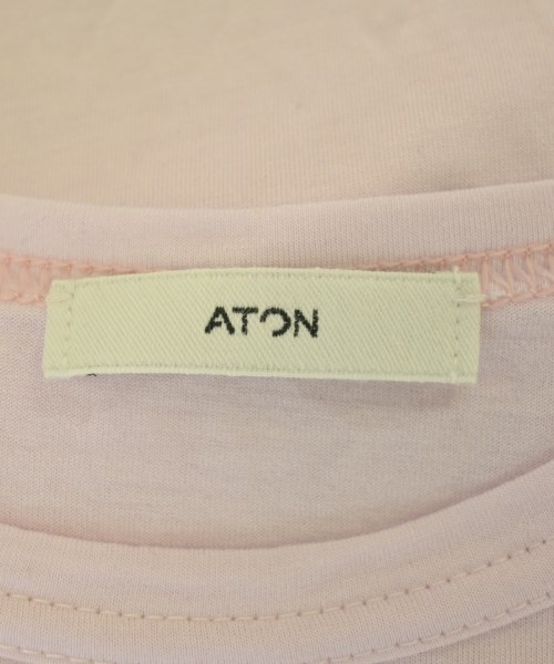 ATON（エイトン）Tシャツ・カットソー ピンク サイズ:2(M位) レディース/2200703333025