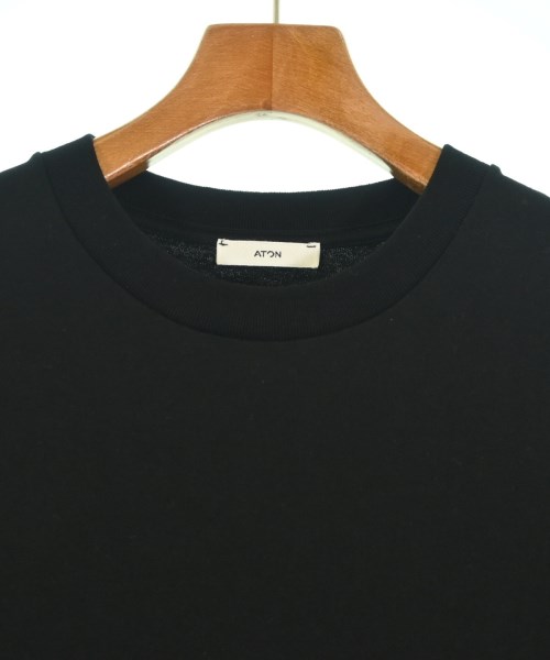 ATON（エイトン）Tシャツ・カットソー 黒 サイズ:4(XL位) メンズ/2200687576043