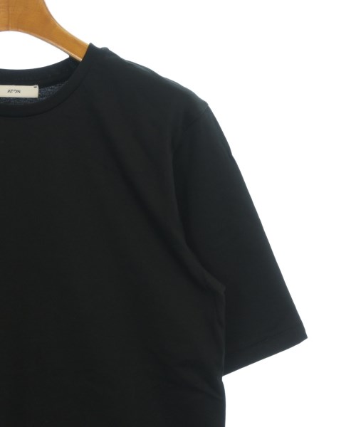 ATON（エイトン）Tシャツ・カットソー 黒 サイズ:02(M位) レディース/2200687576050