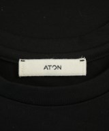 ATON（エイトン）Tシャツ・カットソー 黒 サイズ:02(M位) レディース/2200687576050