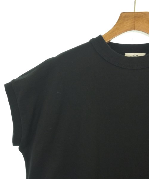 ATON（エイトン）Tシャツ・カットソー 黒 サイズ:1(S位) レディース/2200687576074