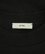 ATON（エイトン）Tシャツ・カットソー 黒 サイズ:1(S位) レディース/2200687576074