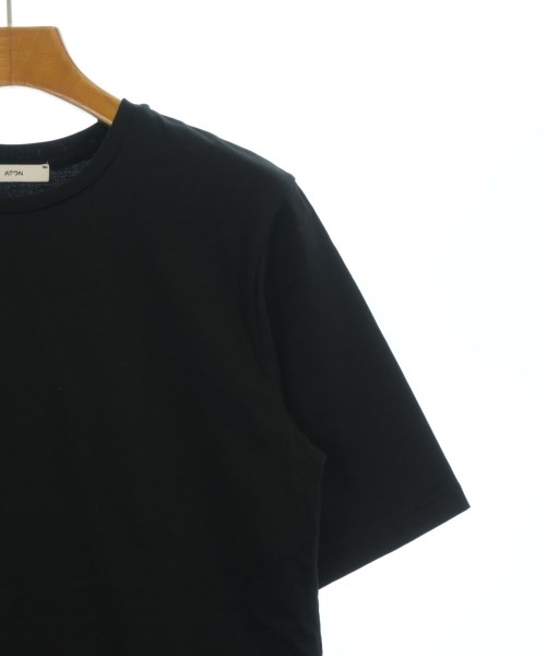 ATON（エイトン）Tシャツ・カットソー 黒 サイズ:02(M位) レディース/2200687576128