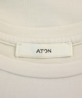 ATON（エイトン）Tシャツ・カットソー 白 サイズ:02(M位) レディース/2200687576135