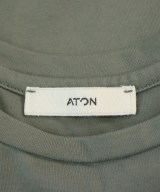 ATON（エイトン）Tシャツ・カットソー カーキ サイズ:02(M位) レディース/2200687576142