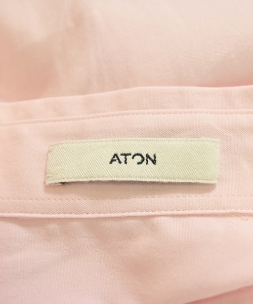 ATON（エイトン）カジュアルシャツ ピンク サイズ:2(M位) メンズ/2200704294011