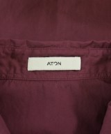 ATON（エイトン）カジュアルシャツ 赤 サイズ:2(M位) メンズ/2200704294042