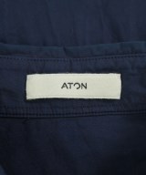 ATON（エイトン）カジュアルシャツ 紺 サイズ:4(XL位) メンズ/2200704294073