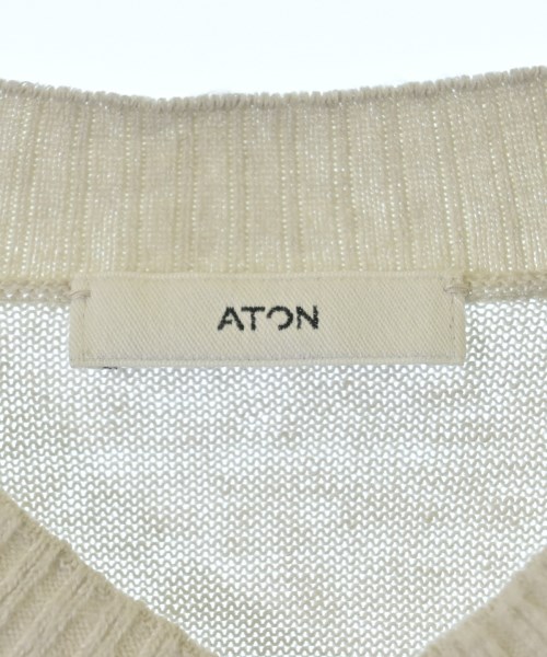 ATON（エイトン）ニット・セーター グレー サイズ:02(M位) メンズ/2200704294097