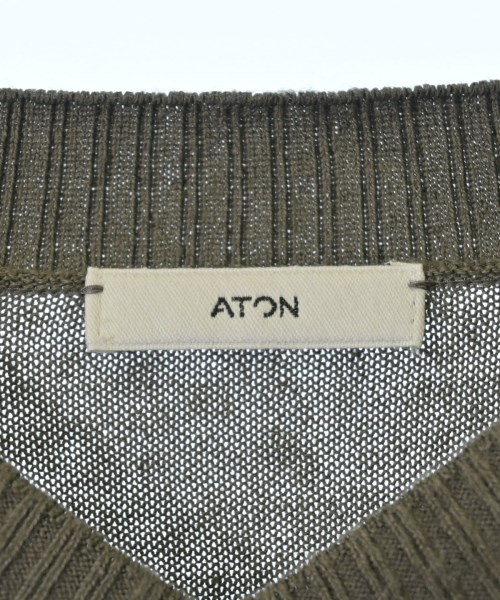 ATON（エイトン）ニット・セーター グレー サイズ:02(M位) メンズ/2200704294103